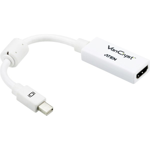 ATEN Mini DisplayPort Kaapeli Mini DisplayPort Uros - HDMI-Liitin 0.15 m Valkoinen