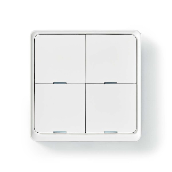 Nedis SmartLife Seinäkytkin | Zigbee 3.0 | Seinäkiinnitys | Android™ / IOS | Muovi | Valkoinen