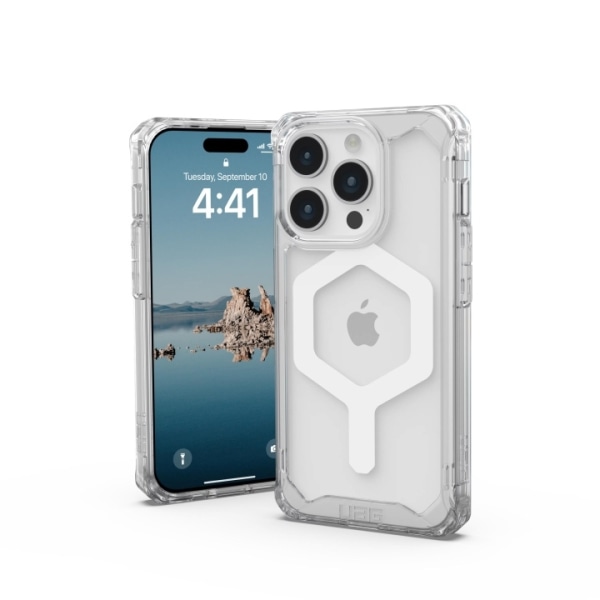 Urban Armor Gear iPhone 15 Pro Plyo Magsafe  - Ice/White Vit