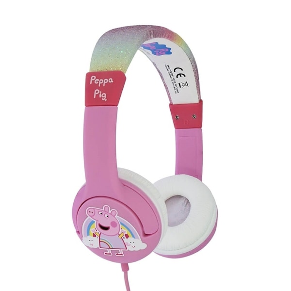 Peppa Pig Hörlur Junior On-Ear 85Db Prinsessan Peppa Rosa