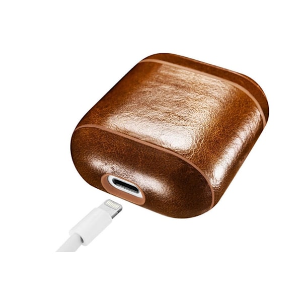 Læderetui til Apple Airpods med spænde