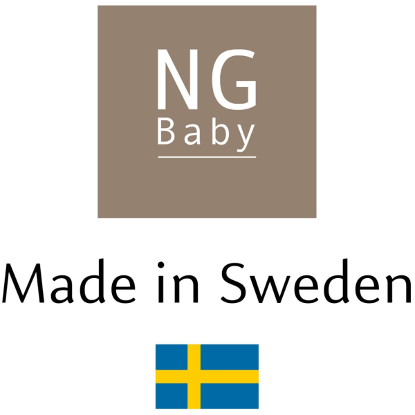 NG Baby Plastad Frotté Vagn/Vagga