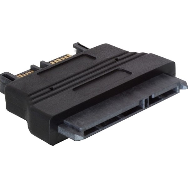 DeLOCK SATA -> Slim SATA-sovitin, naaras-uros, musta