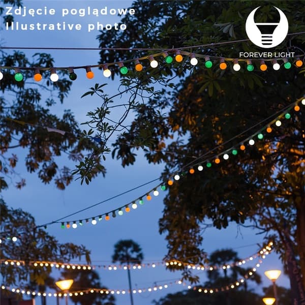 Forever Light LED-silmukka, 10 2W lamppua IP65, 12m