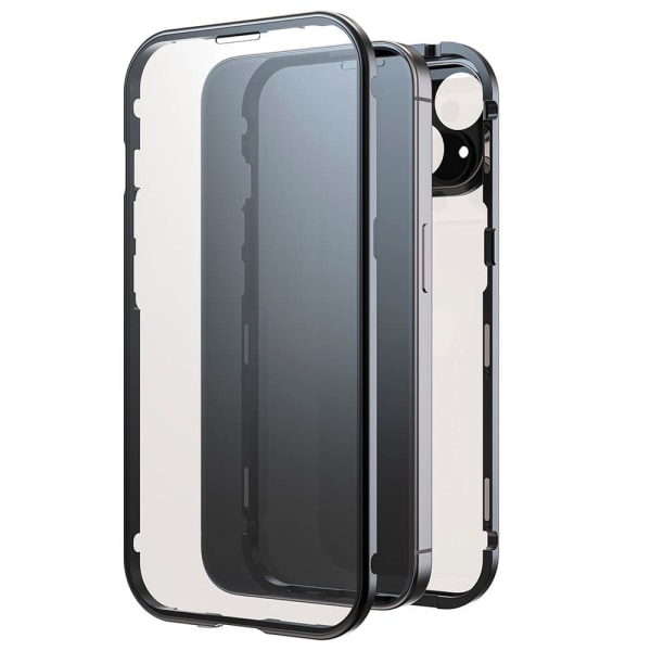 BLACK ROCK 360° Glass Cover iPhone 15 Transp/Black Transparent