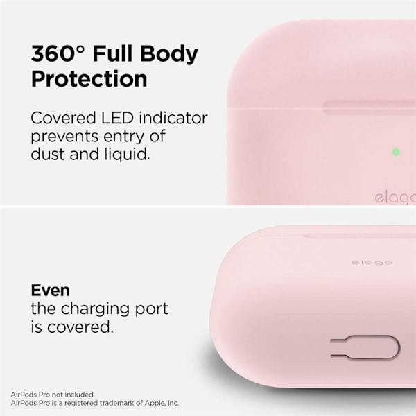 Elago Skyddsväska för Airpod Pro Silikon Rosa