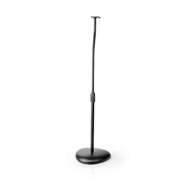 Nedis Högtalar Fäste | Kompatibel med: Universell | Golv | 4.5 kg | Höjdjusterbar | ABS / Stål | Svart