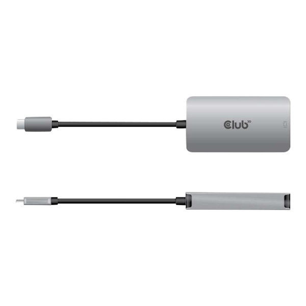 CLUB3D cac-1510 USB C DVI-D Dual link Harmaa