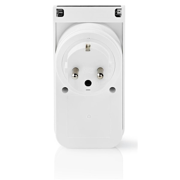 Nedis SmartLife Älypistorasia | Wi-Fi | IP44 | Virtamittari | 3680 W | Maadoitettu virtaliitin / Tyyppi F (CEE 7/7) | -30 - 40 °C | Android™ / IOS | H