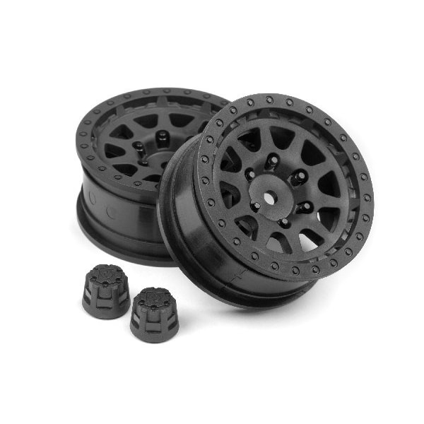 Cr-10 Wheel 1.9 (Black/2Pcs)