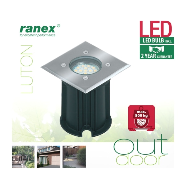 Ranex LED Maa Kohdevalaisin 3 W 230 lm 3000 K