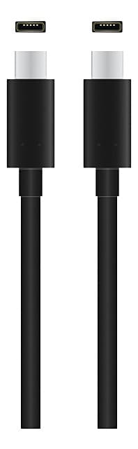 QNECT Thunderbolt 3 uros - USB tyyppi C uros, 0,5 m