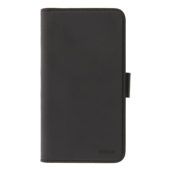 DELTACO wallet case 2-in-1, iPhone 12 mini, magnetic back cover Svart