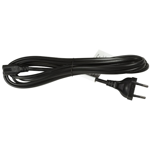 LogiLink Apparatkabel Euro - C7 Svart 3m