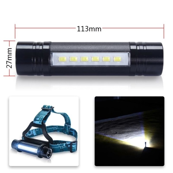 Pannlampa CREE T6 3W LED, 800lm