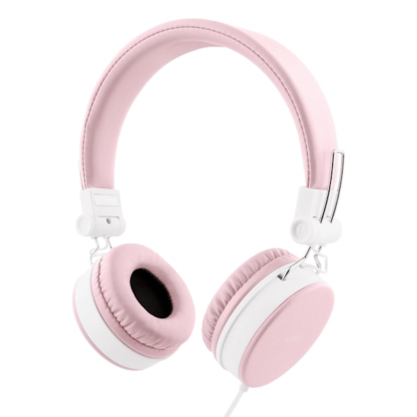 STREETZ headphones with microphone, foldable, 3.5 mm connection, 1 but Rosa