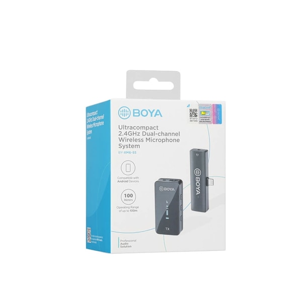 BOYA Trådløs mikrofon x1 BY-XM6-S5 USB-C