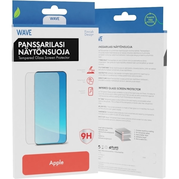 Wave panssarilasi, iPhone 15 Transparent