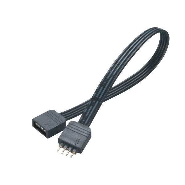 Akasa Forlængerkabel til LED lyskæder, 50cm, 4pin han
