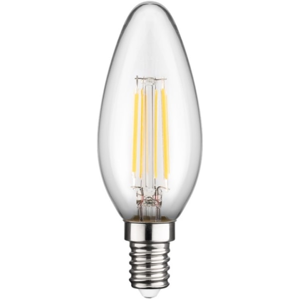 Goobay LED-lampa med glödtråd, 4 W sockel E14, varmvit, ej dimba