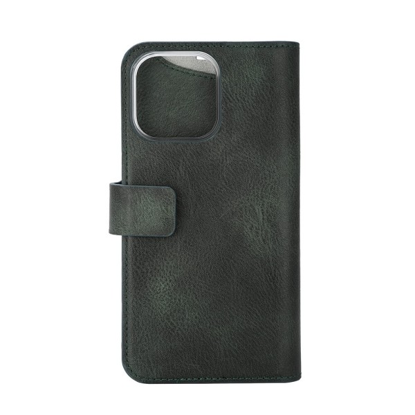 Onsala Wallet Case Eco 2 kortrum MagSeries Dark Green - iPhone 15 Pro Max Grön