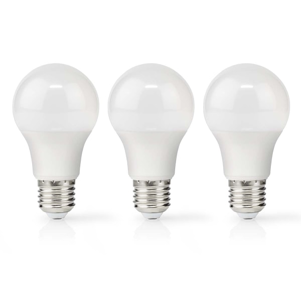 Nedis LED-lampa E27 | A60 | 11 W | 1055 lm | 2700 K | Varm Vit | Retrostil | Matt | 3 st