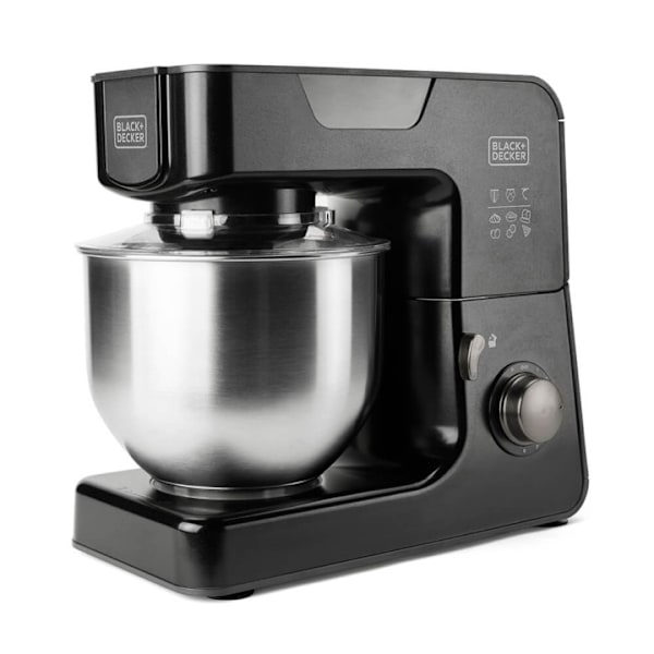 BLACK+DECKER Køkkenmaskine 1000W Sort