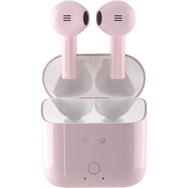 Puro ICON POD, Bluetooth Earphones w/charging case, Rose Rosa