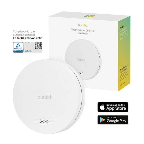 Hombli Smart Røgalarm Hvid