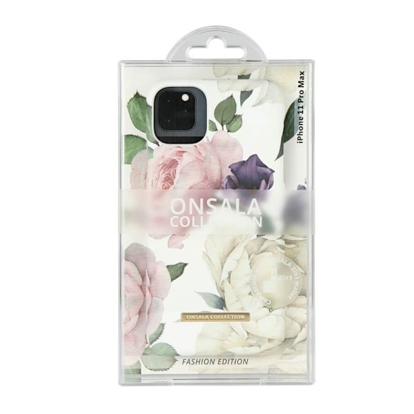 Onsala Mobilskal Soft Rose Garden - iPhone 11 Pro Max Vit