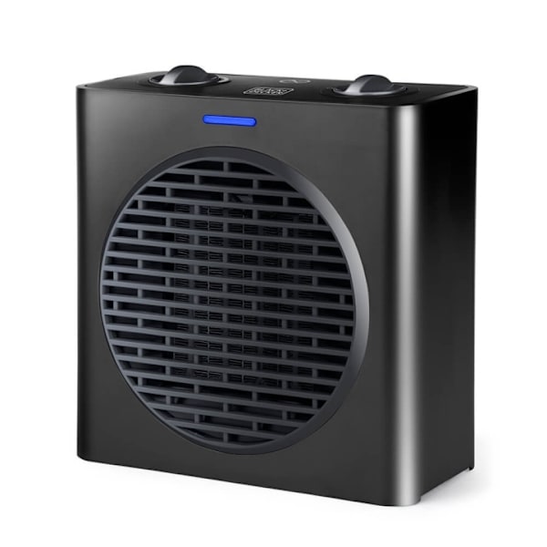 BLACK+DECKER Keramisk Varmeblæser 1500W Sort Sort