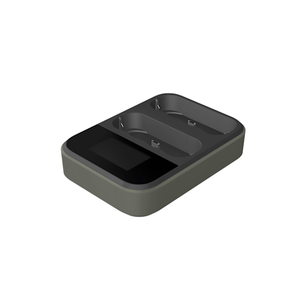 GP ReCyko Speed Dock f/8 batterier m/LCD-display (PB)
