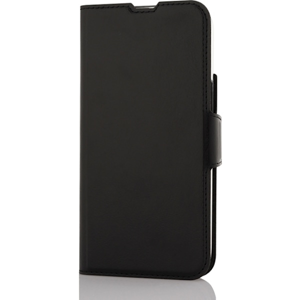 Wave BookCase - beskyttelsesetui, MagSafe-kompatibelt, iPhone 15, sort Svart