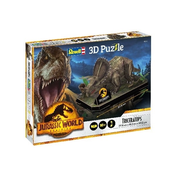 Revell 3D puzzle, Jurassic World Dominion, Triceratops