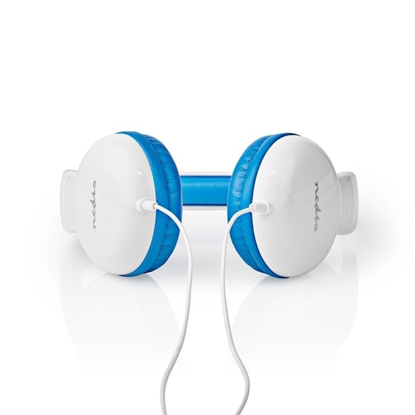 Nedis On-Ear Langalliset Kuulokkeet | 3.5 mm | Kaapelin pituus: 1.20 m | 82 dB | Sininen Vit