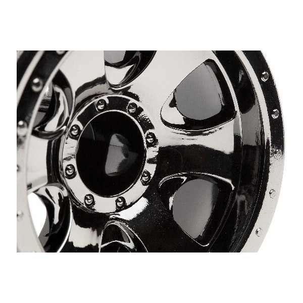 Warlock Wheel Black Chrome (2.2In/2Pcs)