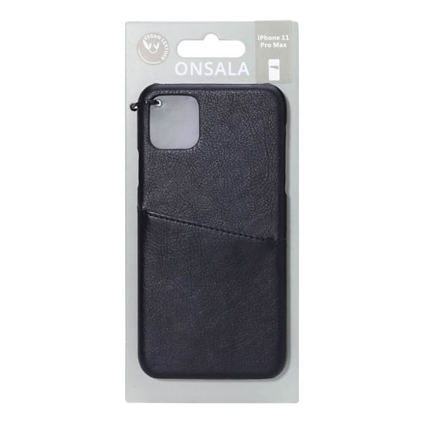Onsala Mobilskal Kortfack Svart - iPhone 11 Pro Max Svart