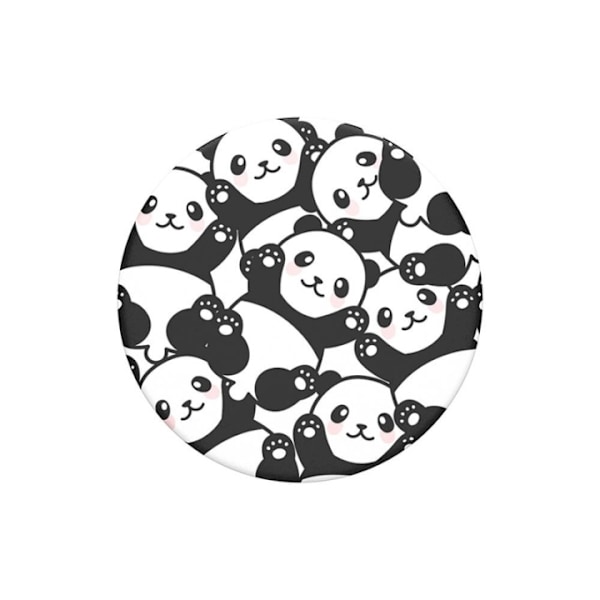 Popsockets Pandamonium Avtagbart Grip Med Ställfunktion Svart, Vit
