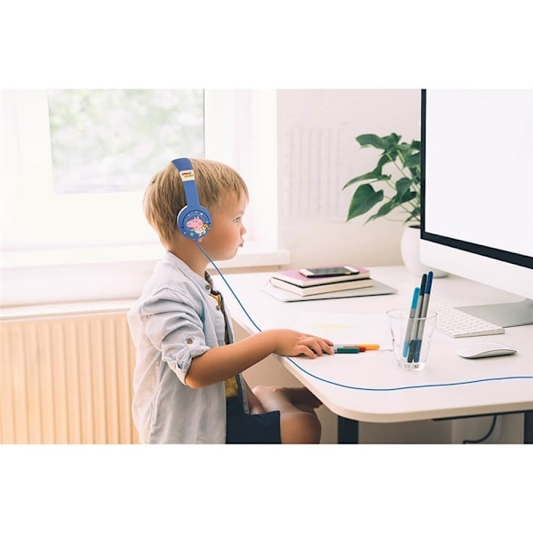 Peppa Pig Hörlur Junior On-Ear 85Db George Rocket Flerfärgad