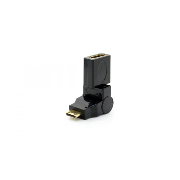 HDMI-adapter, 19-pin ha - ho, vinkelbar 180 grader