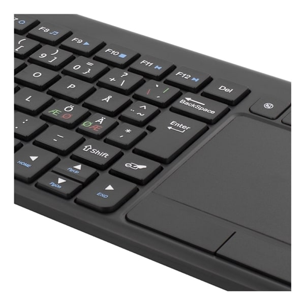 DELTACO Wireless mini kb, USB nano, nordic,86 keys,  black