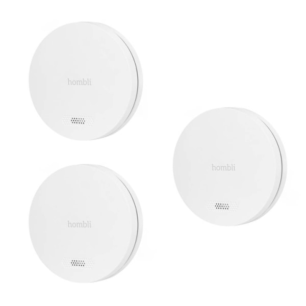 Hombli Smart Rökdetektor Vit Promo 3-Pack