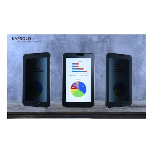 KAPSOLO 2-Way Plug In Privacy Screen / Privacy Filter for iPad Air 4. Transparent
