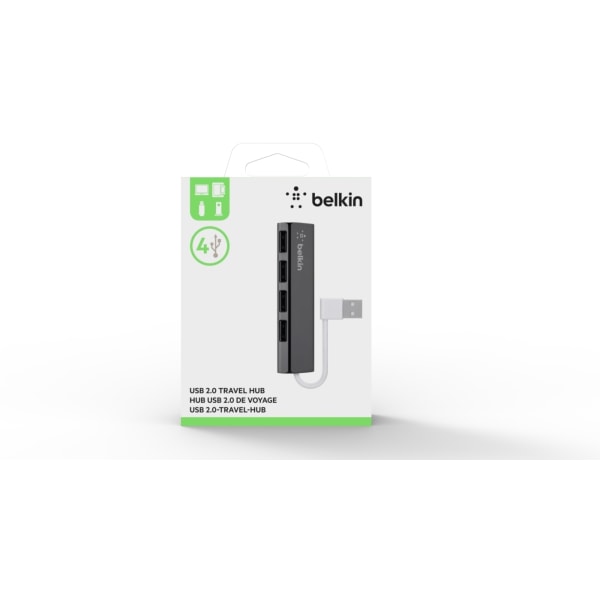 Belkin 4-Port Slim Travel USB Hub