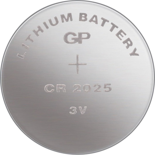 GP Knappcell Litium CR2025, 4-pack