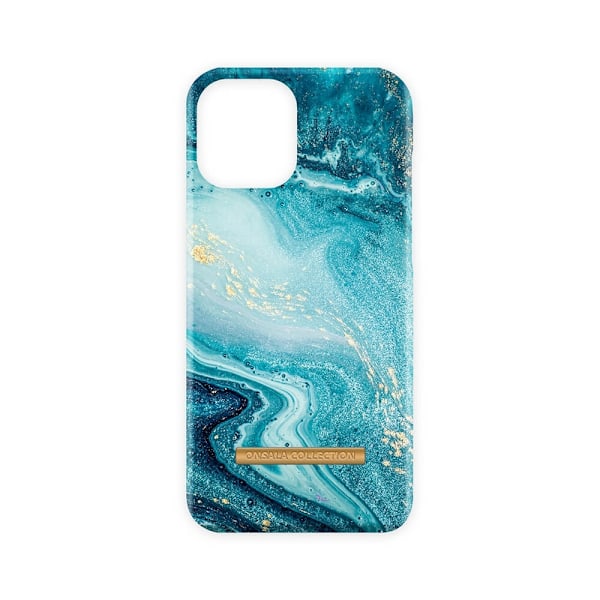 Onsala COLLECTION Mobil Cover Soft Blue Sea Marble iPhone 13 Flerfärgad