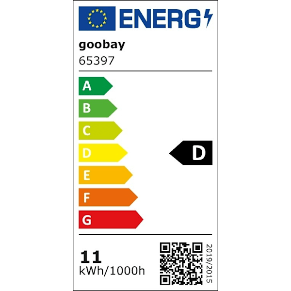 Goobay LED-lampa med glödtråd, 11 W sockel E27, varmvit, ej dimbar