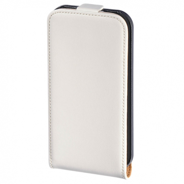 HAMA Mobiltaske iPhone 4/4s Flip-Front Hvid Læder Vit