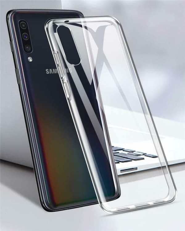Transparent TPU-etui til Galaxy A50/A50s/A30s Transparent