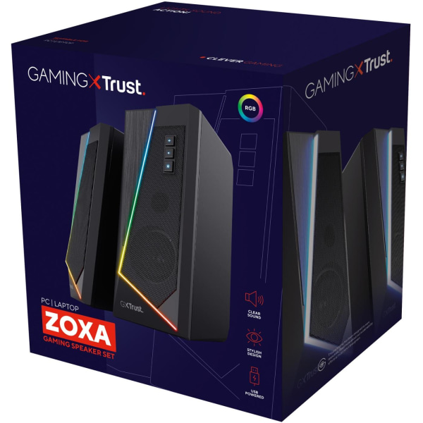 Trust GXT 609 Zoxa RGB Gaming speakers 12W